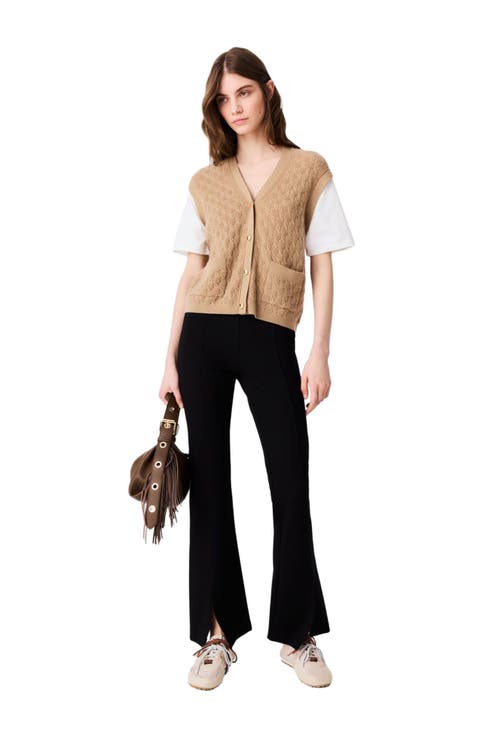 Slit trousers