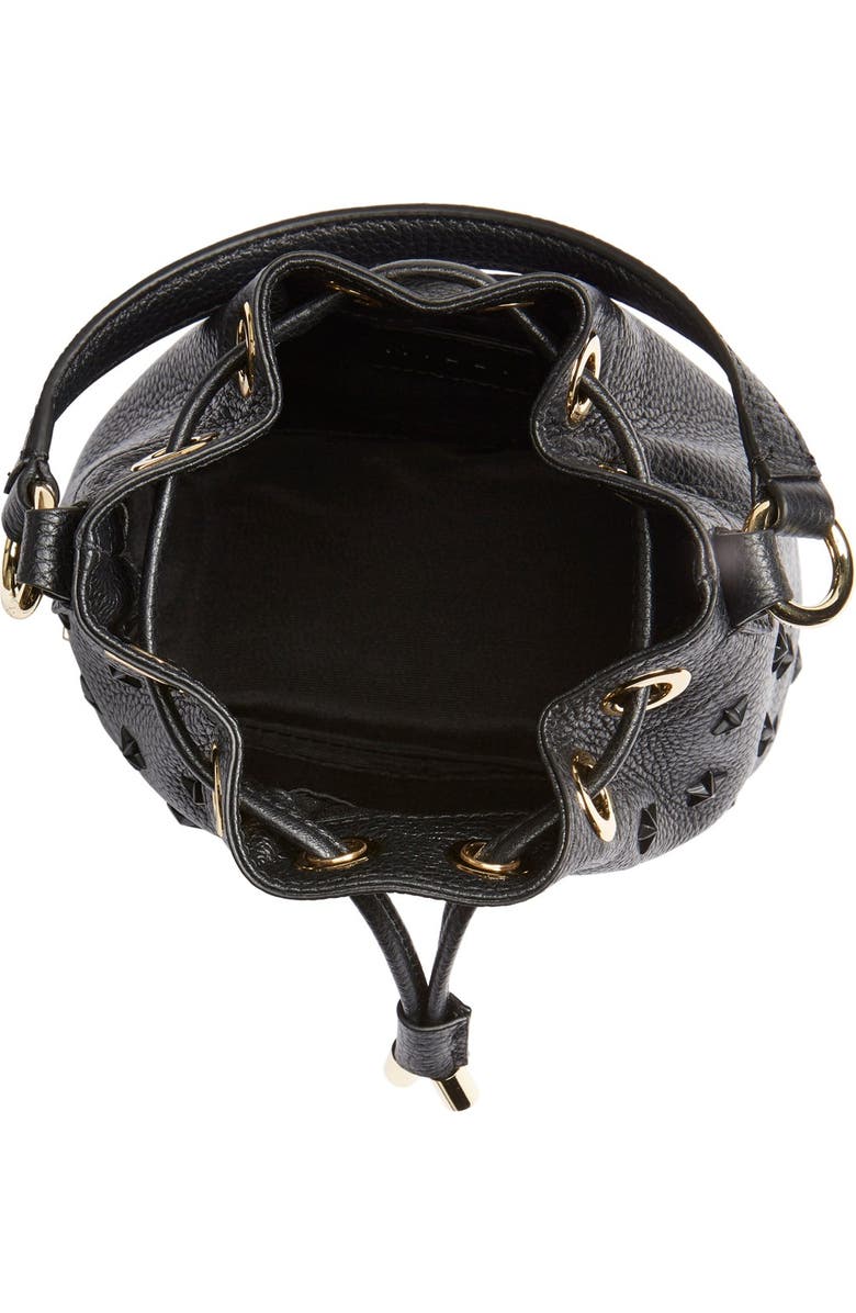 Milly Small Leather Bucket Bag, Alternate, color,