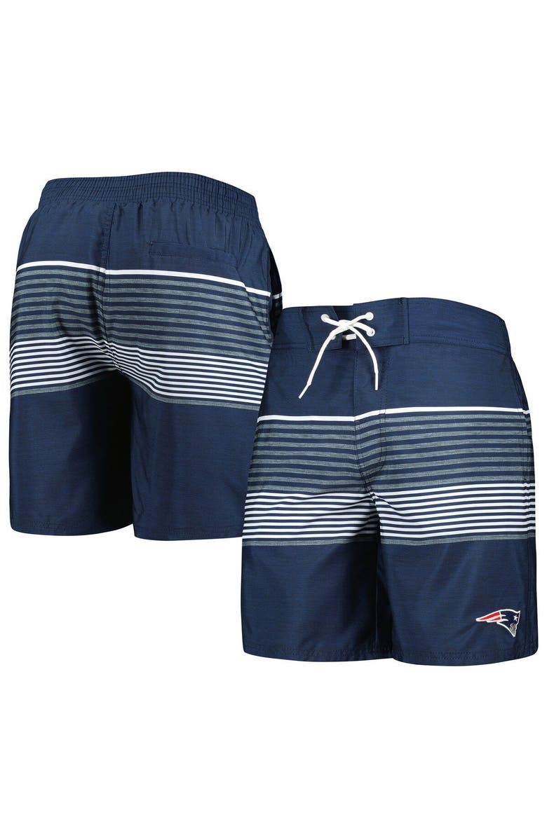 G-III SPORTS BY CARL BANKS Men's G-III Sports by Carl Banks Navy New England Patriots Coastline Volley Swim Shorts, Main, color, 