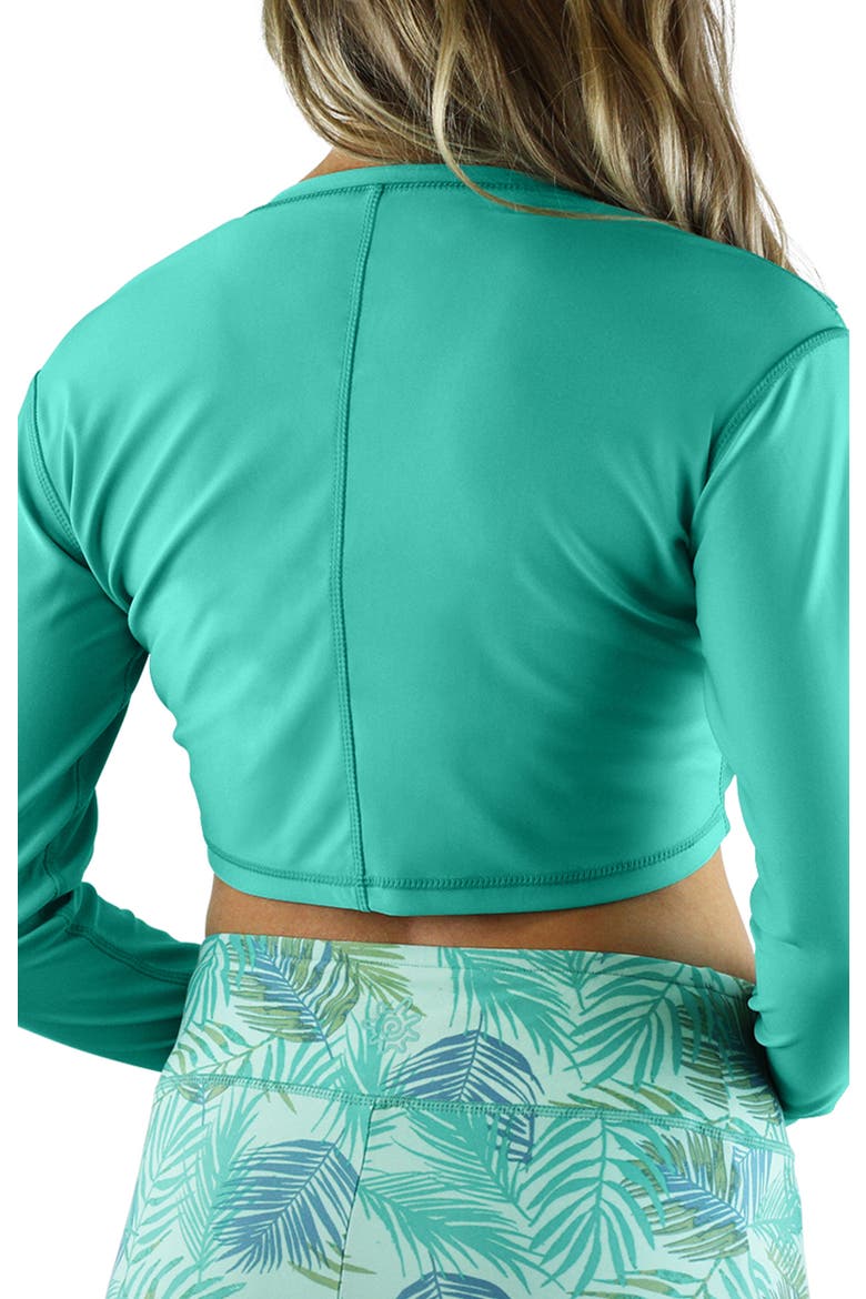 Active Swim Shrug, Alternate, color, Turquoise