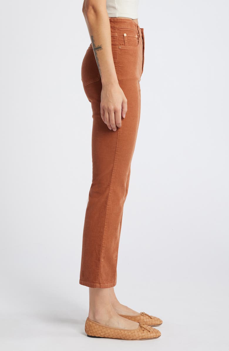 Closed Hi-Sun High Waist Ankle Flare Corduroy Pants, Alternate, color, Ferro Brown