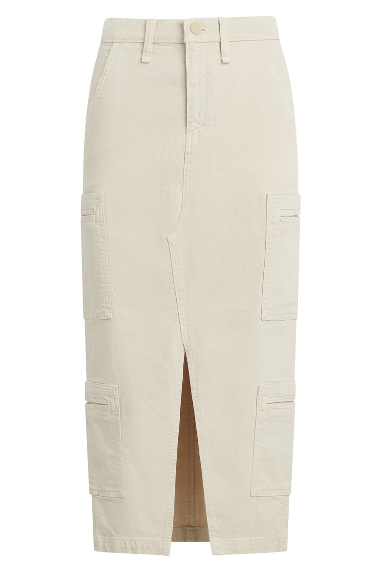 Welt Cargo Pocket Midi Skirt, Alternate, color, BLEACHED SAND