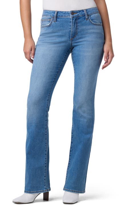High Waist Curvy Bootcut Jeans (Ray Of Light)