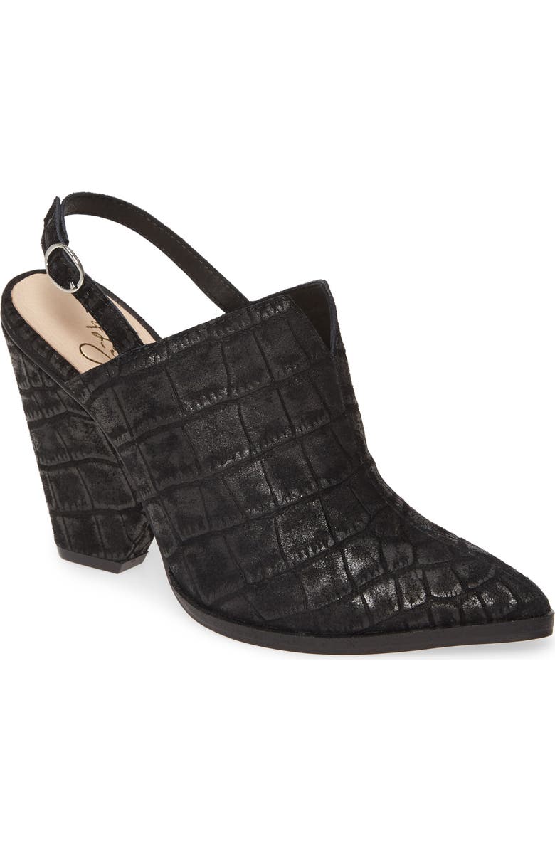 42 Gold Kim Pointed Toe Slingback Pump, Main, color,