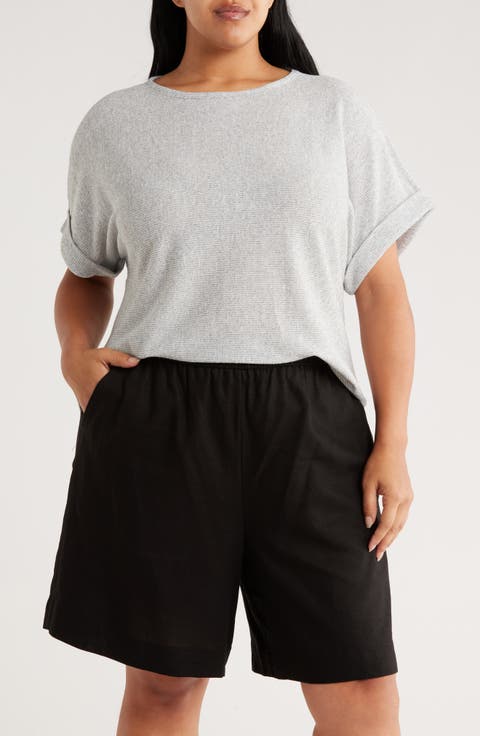 Dolman Short Sleeve Top (Plus)