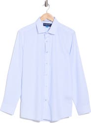 DYLAN PARK Slim Fit Perfect Stretch Long Sleeve Button Down Shirt