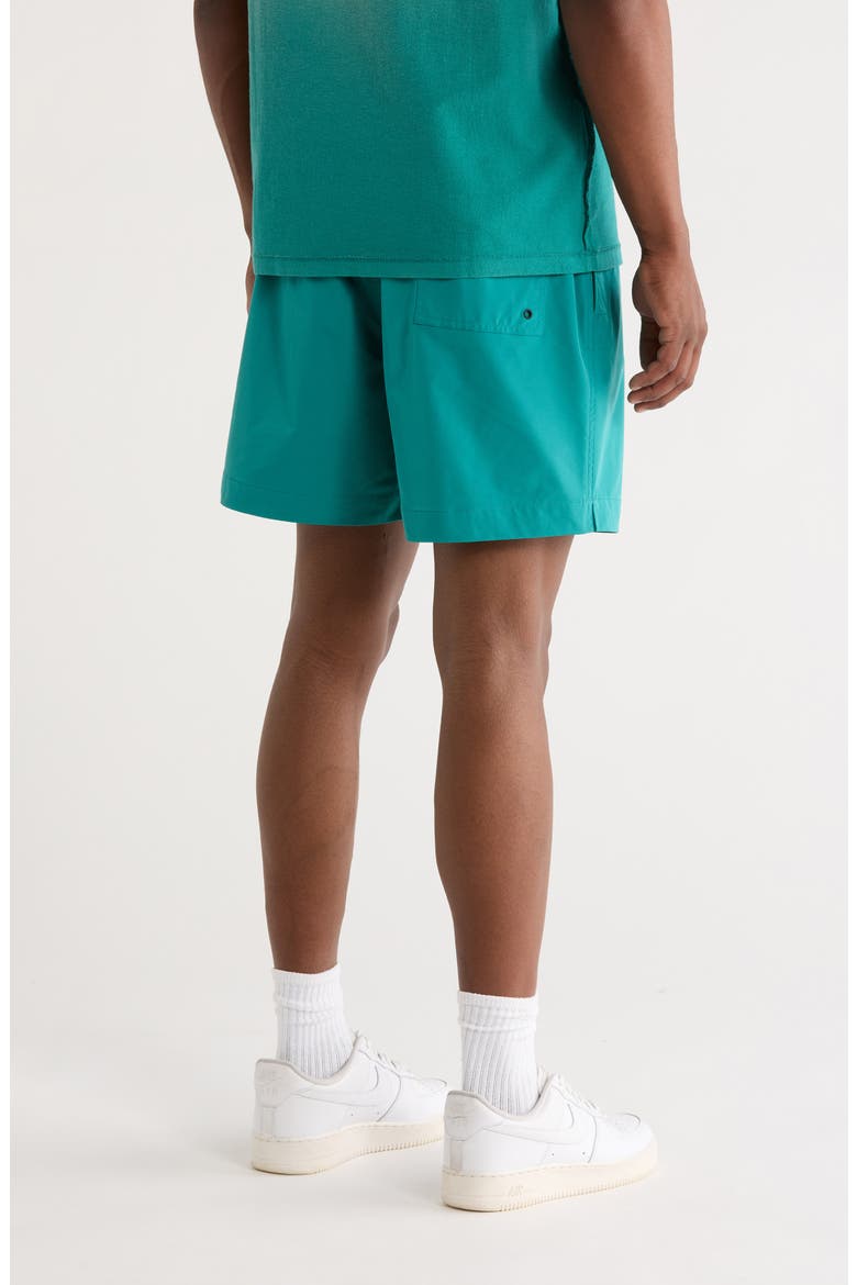 Amplified All Around Water Repellent Drawstring Shorts, Alternate, color, GREEN