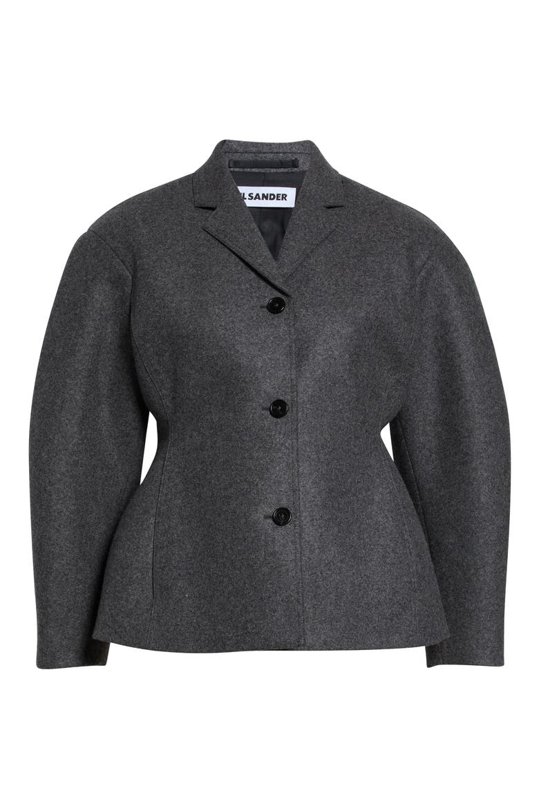 Slim Sculpted Jacket, Main, color, LAVA STONE