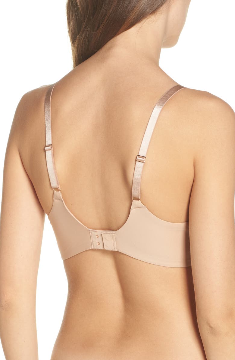 Le Mystère Sheer Illusion Wireless Bra, Alternate, color, Natural