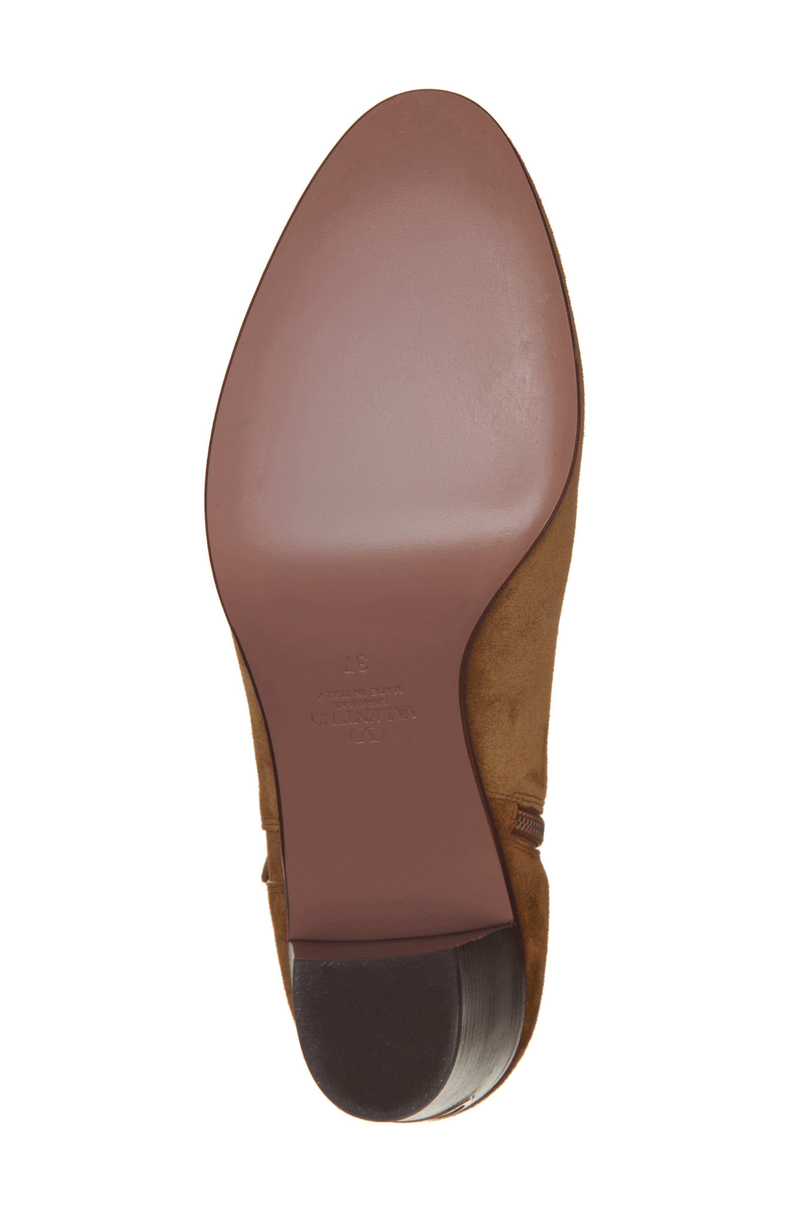 Valentino Garavani Pattie Bootie, Alternate, color, Beige