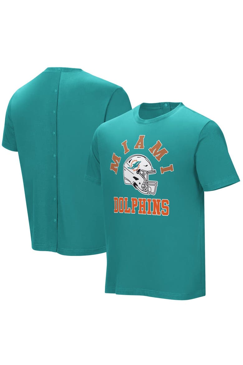 Men's  Aqua Miami Dolphins Field Goal Assisted T-Shirt, Main, color, Aqua