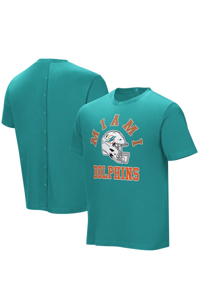 NFL Men's Aqua Miami Dolphins Field Goal Assisted T-Shirt, Main, color, Aqua