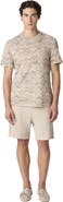 Missoni Crew-neck Cotton T-shirt With Dégradé Snake Pattern