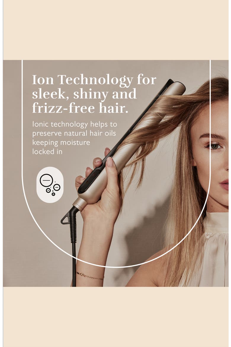 SilkyStraight Infrared Hair Straightener, Alternate, color, GOLD