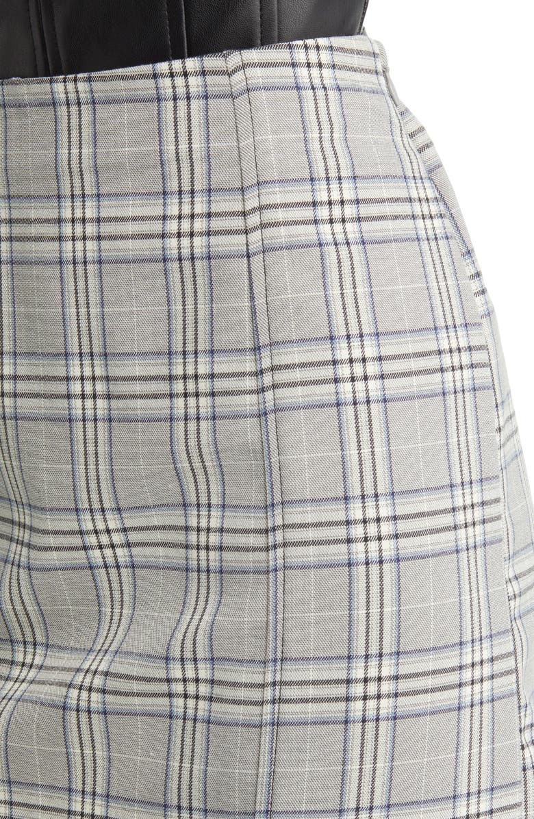 Open Edit Plaid Miniskirt, Alternate, color,