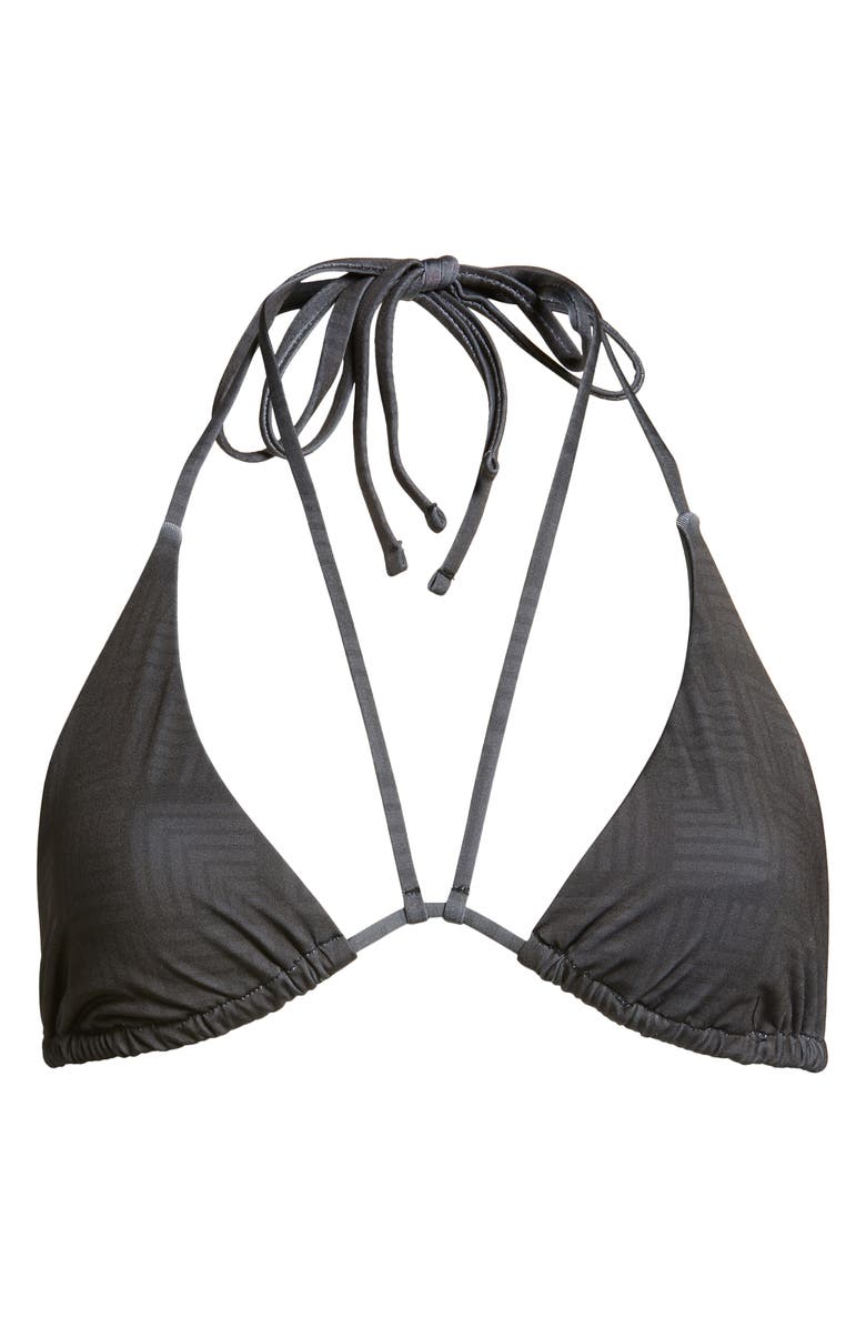 Topshop Strappy Triangle Bikini Top, Alternate, color, 