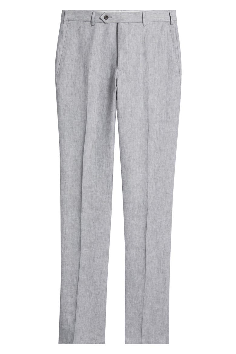 Parker Linen Pants, Alternate, color, LIGHT GREY