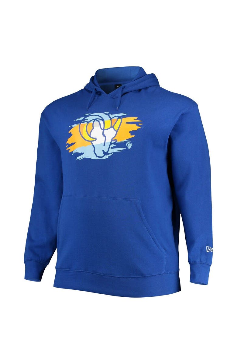 New Era Men's New Era Royal Los Angeles Rams Big & Tall Primary Logo Pullover Hoodie, Alternate, color, Royal