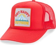 Friday Feelin’ Get Happy Outside Trucker Hat