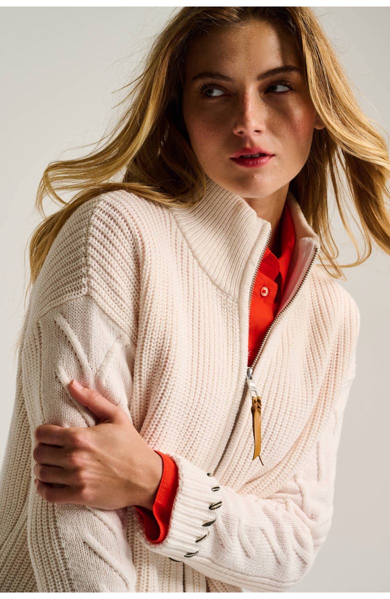 Lisa Todd Rule Bender Cardigan, Alternate, color, Snow