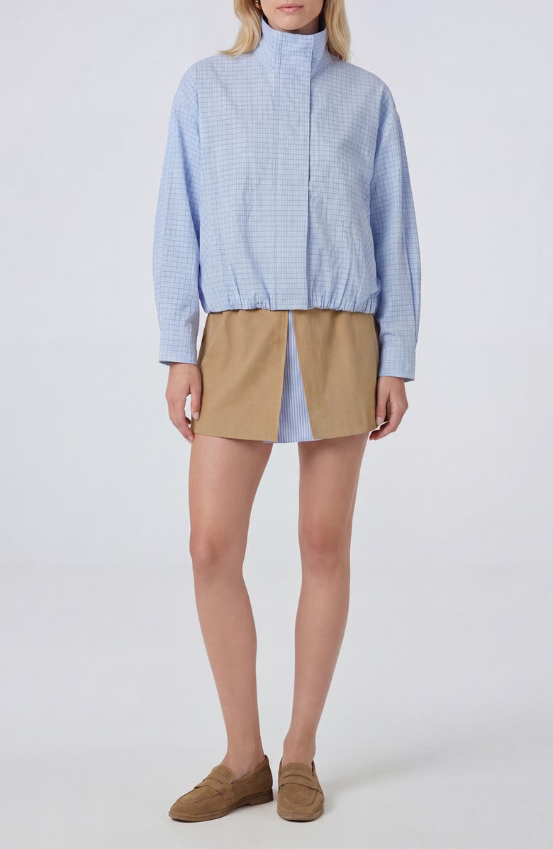 ASTR the Label Alycia Slit Miniskirt, Alternate, color, Khaki Contrast