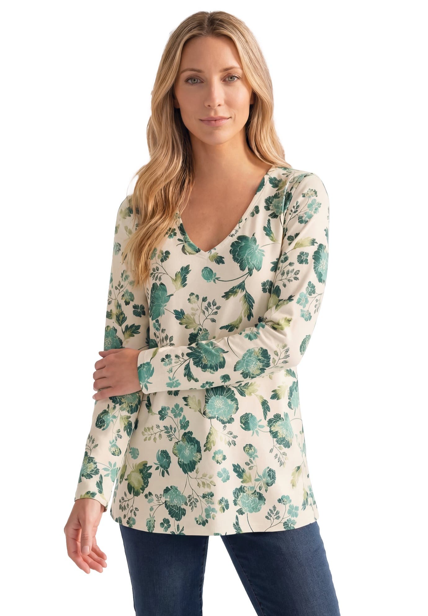 IVORY MISTY FLORAL