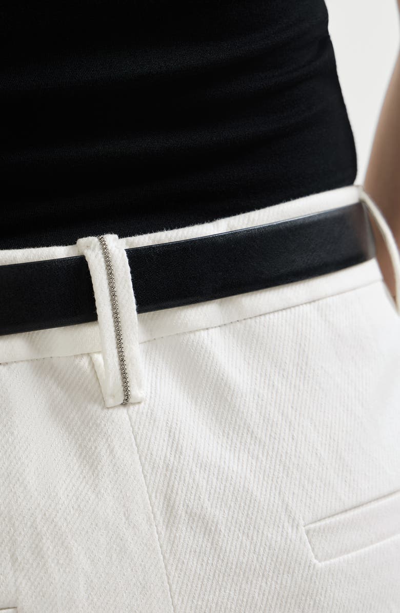 Brunello Cucinelli Loose Flared Trousers, Alternate, color, White