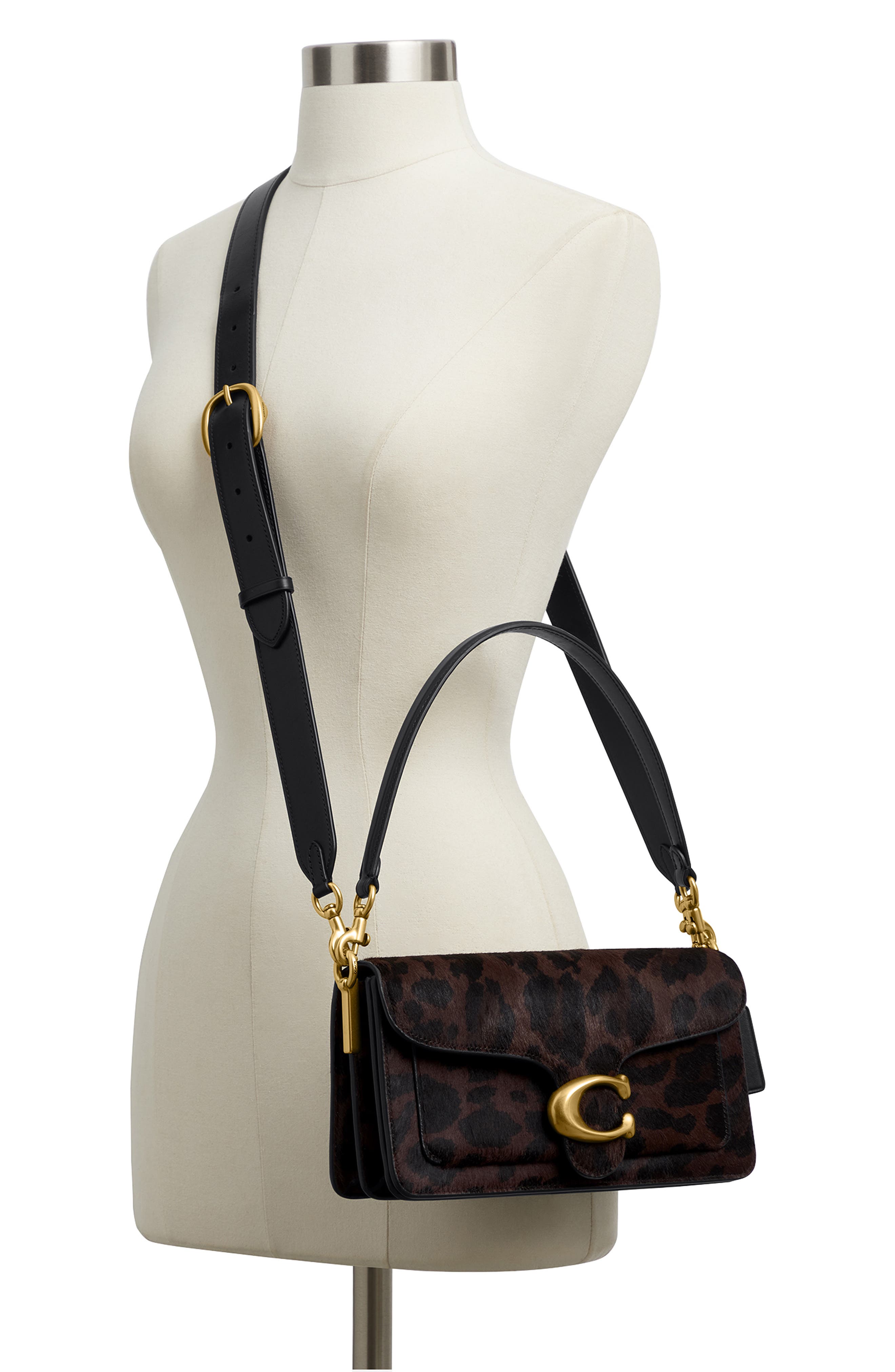 COACH Tabby 26 Genuine Calf Hair Shoulder Bag, Alternate, color, 