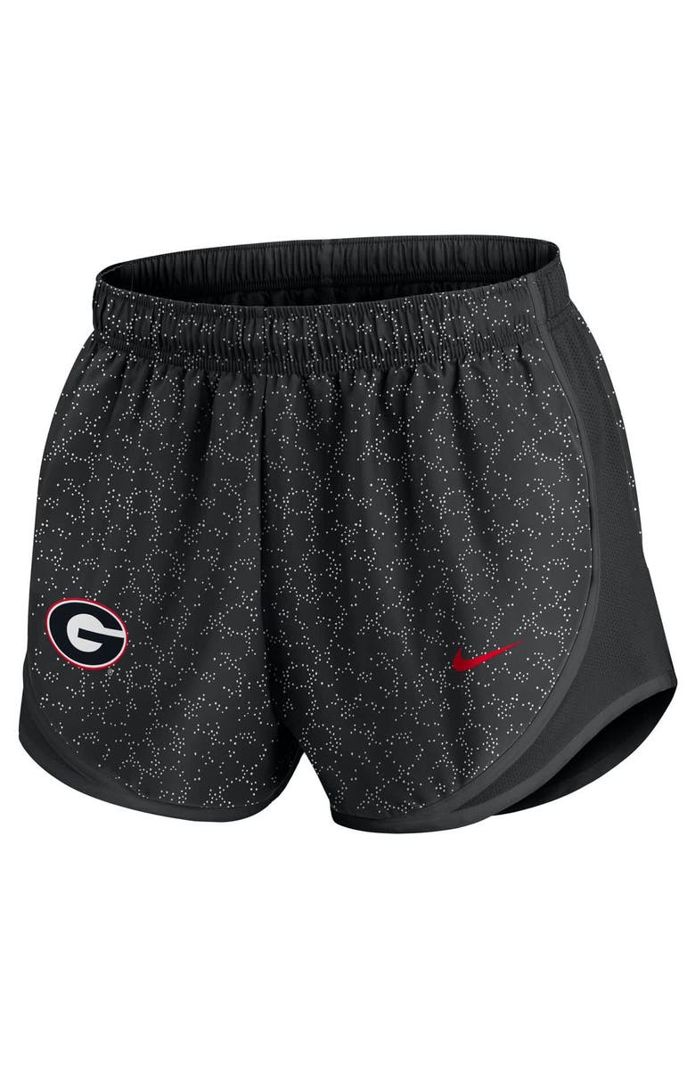Nike Women's Nike Black Georgia Bulldogs Tempo Pattern Dri-FIT Shorts, Alternate, color,
