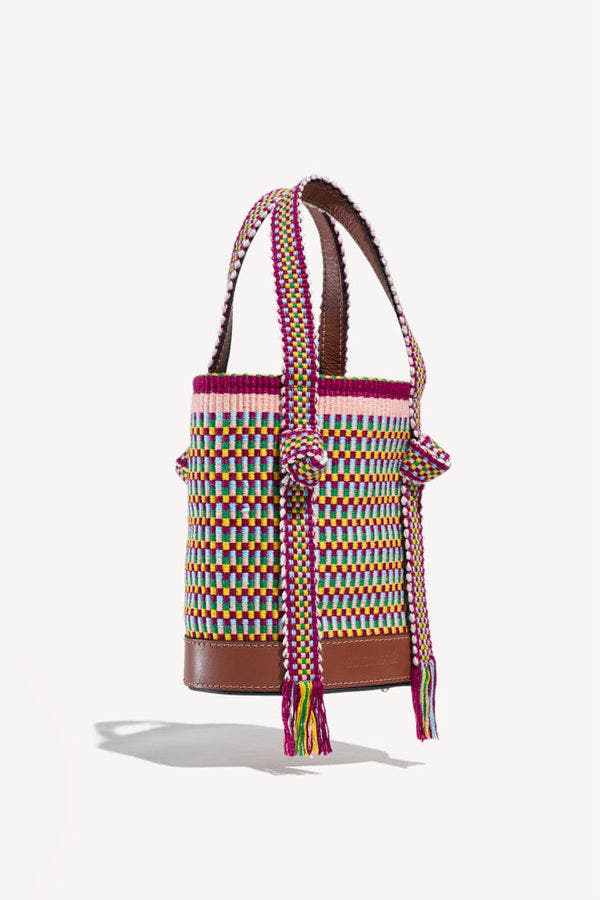 Mimi  Sphere Bucket Bag, Alternate, color, Caribe