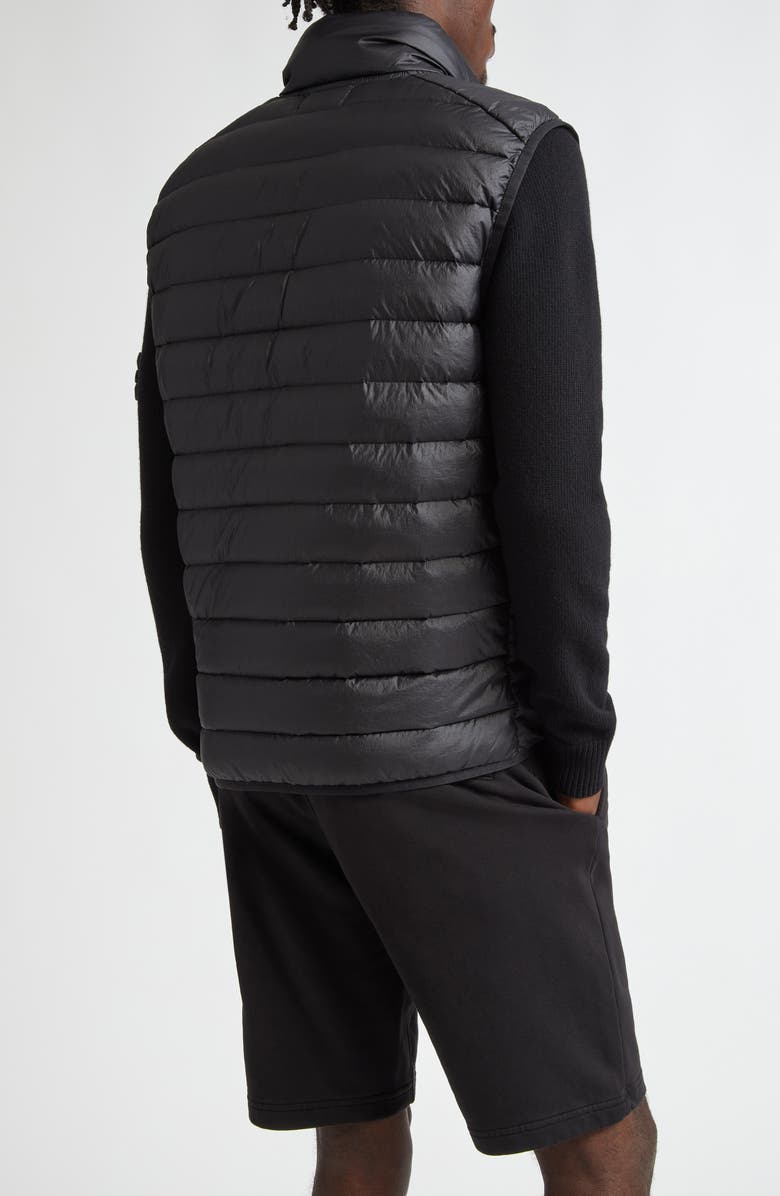 Stone Island Nylon Down Puffer Vest, Alternate, color, Black