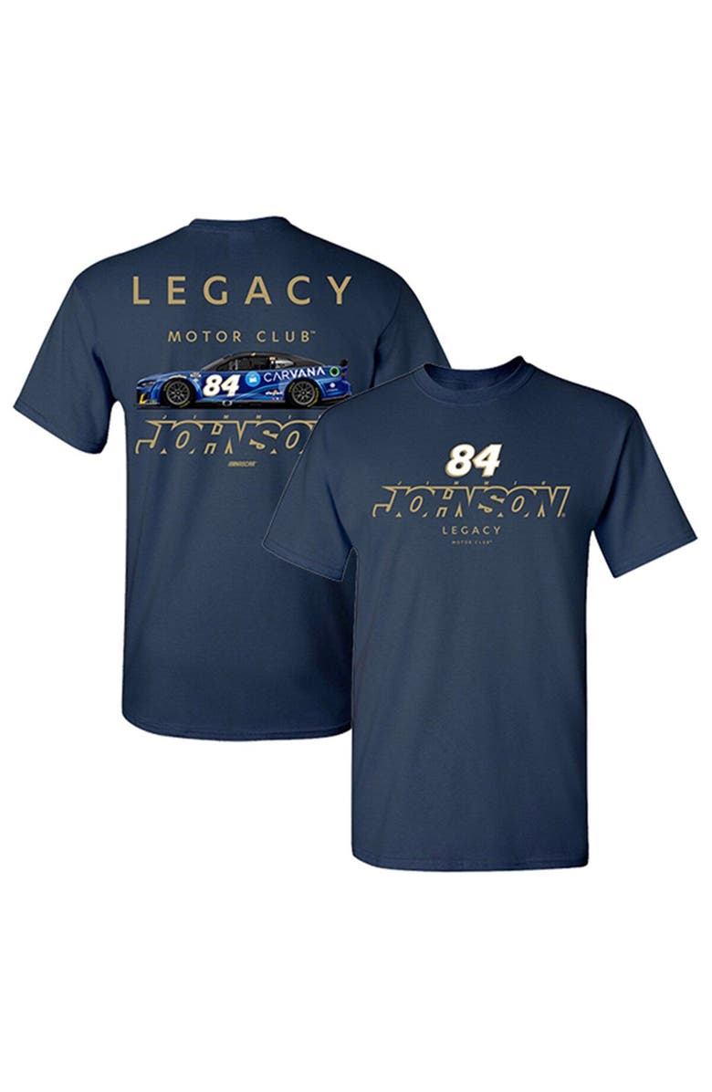 LEGACY Motor Club Team Collection Men's LEGACY Motor Club Team Collection Navy Jimmie Johnson 2023 #84 Carvana T-Shirt, Main, color, 