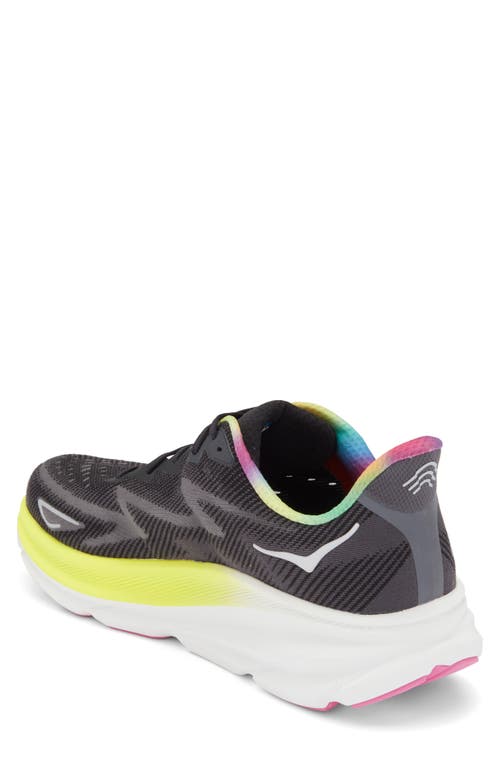 Hoka Clifton 9 Running Shoe In Black