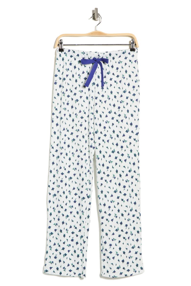 Print Pajamas Pants, Alternate, color, WATERCOLOR ROSE