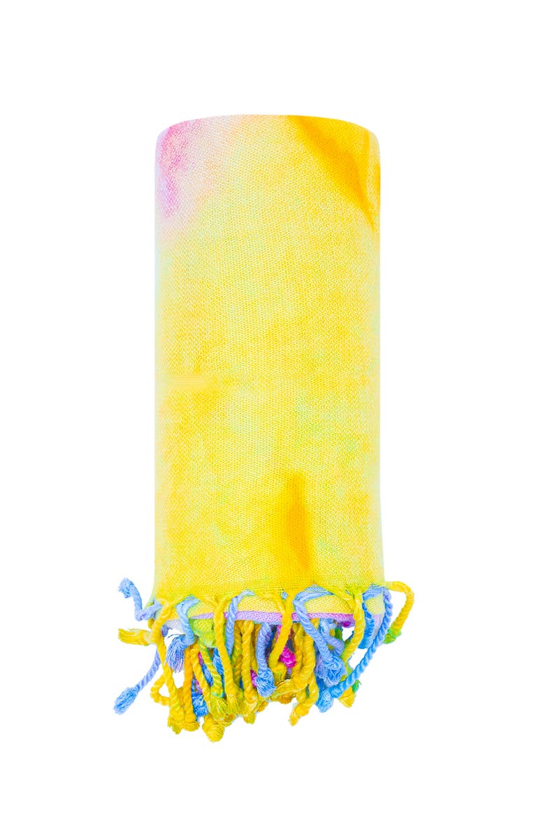 Sand Free Beach Towel - Tie Dye, Main, color, Tel Aviv Rainbow