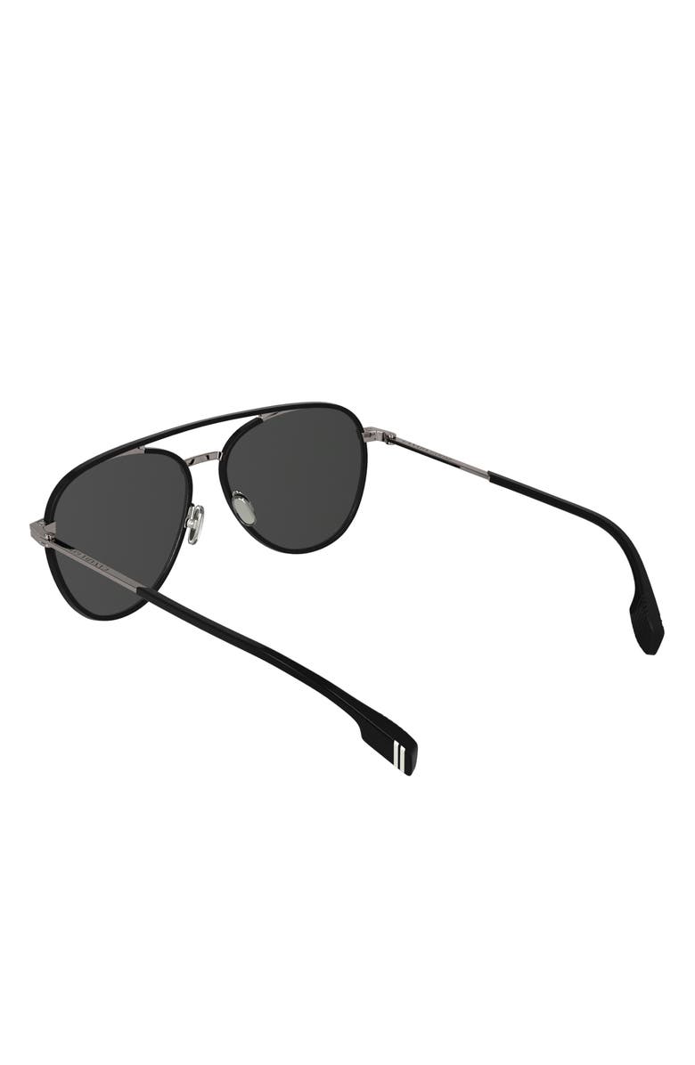 Canada Goose 59mm Aviator Sunglasses, Alternate, color, Black