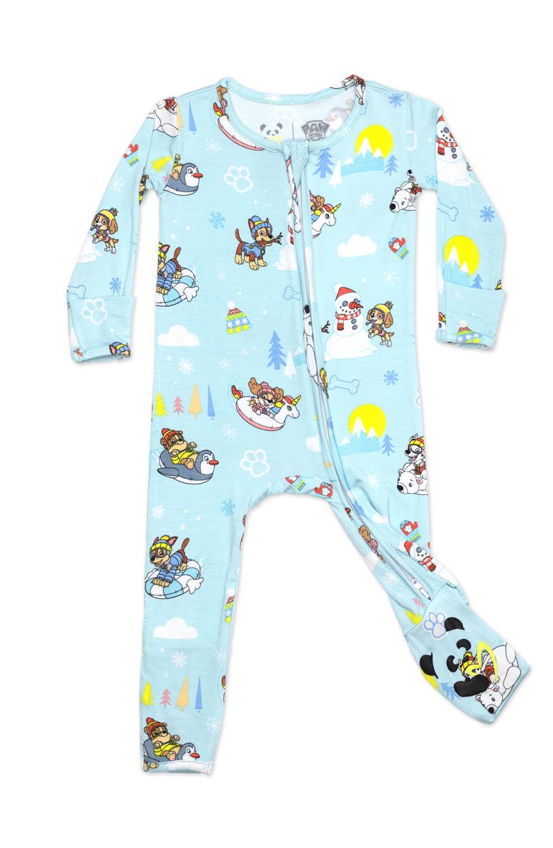 Bellabu Bear Paw Patrol Fitted Convertible One-Piece Pajamas, Main, color, 