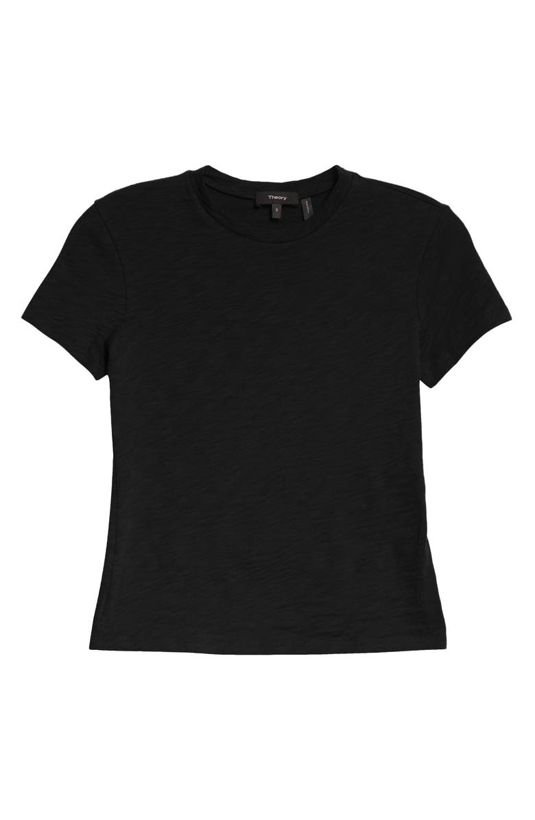 Theory 2 Nebulous Organic Cotton Tiny Tee, Alternate, color, Black