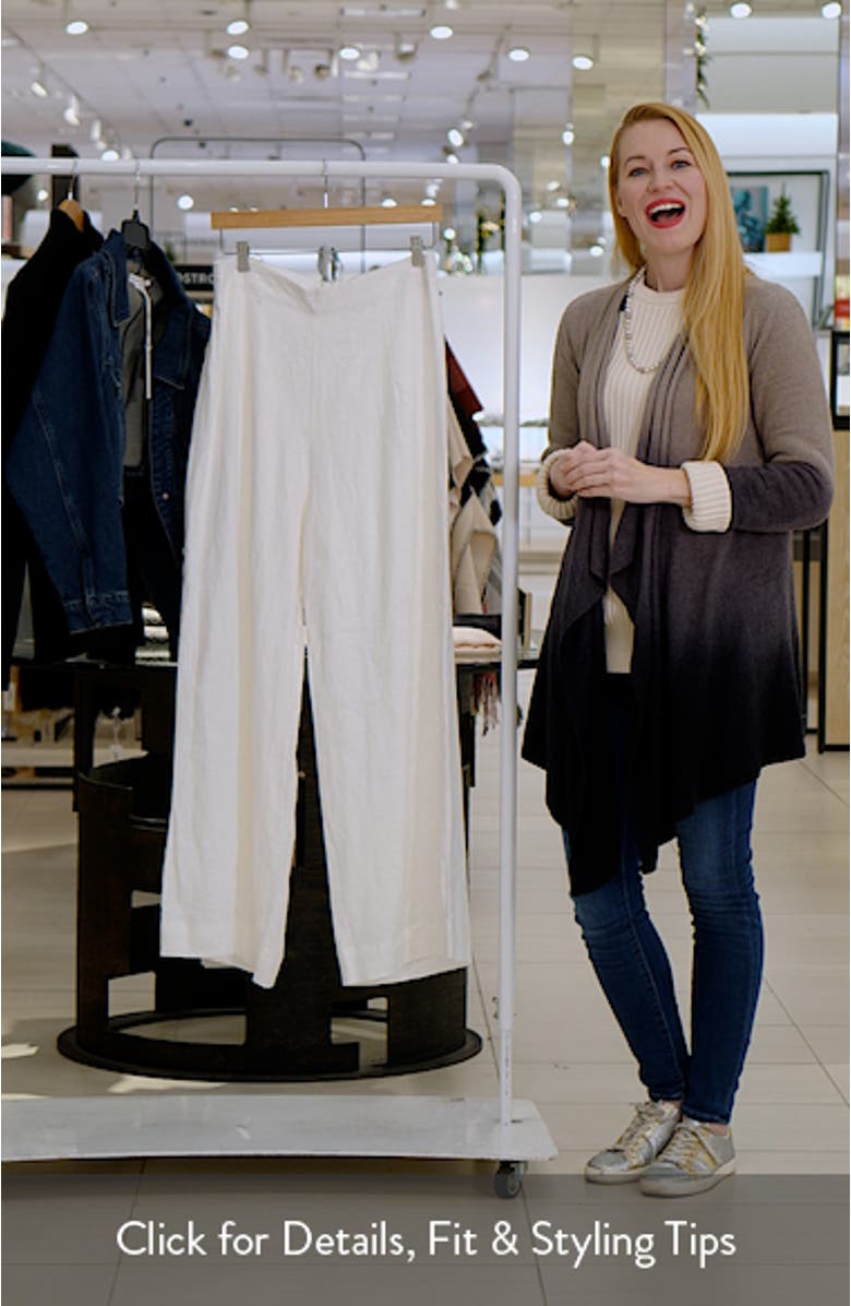 Devlin Linen Wide Leg Pants, sales video thumbnail
