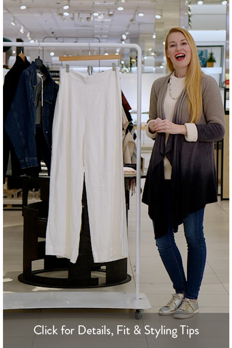 Devlin Linen Wide Leg Pants video