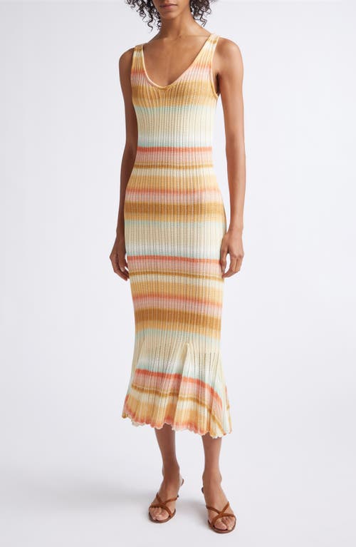 Cinq à Sept Edie Space Dye Sweater Dress in Sunset Multi at Nordstrom, Size Small