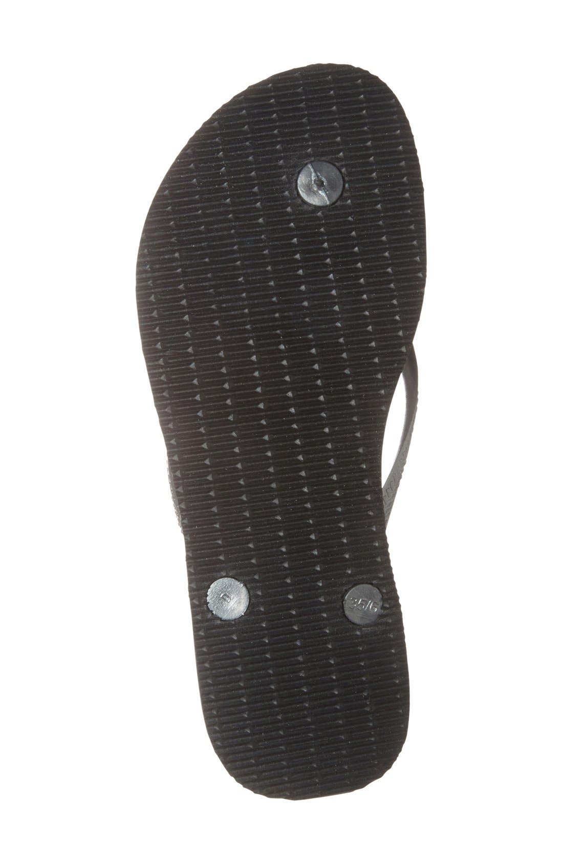 Havaianas Slim Crystal Poem Flip Flop, Alternate, color, 