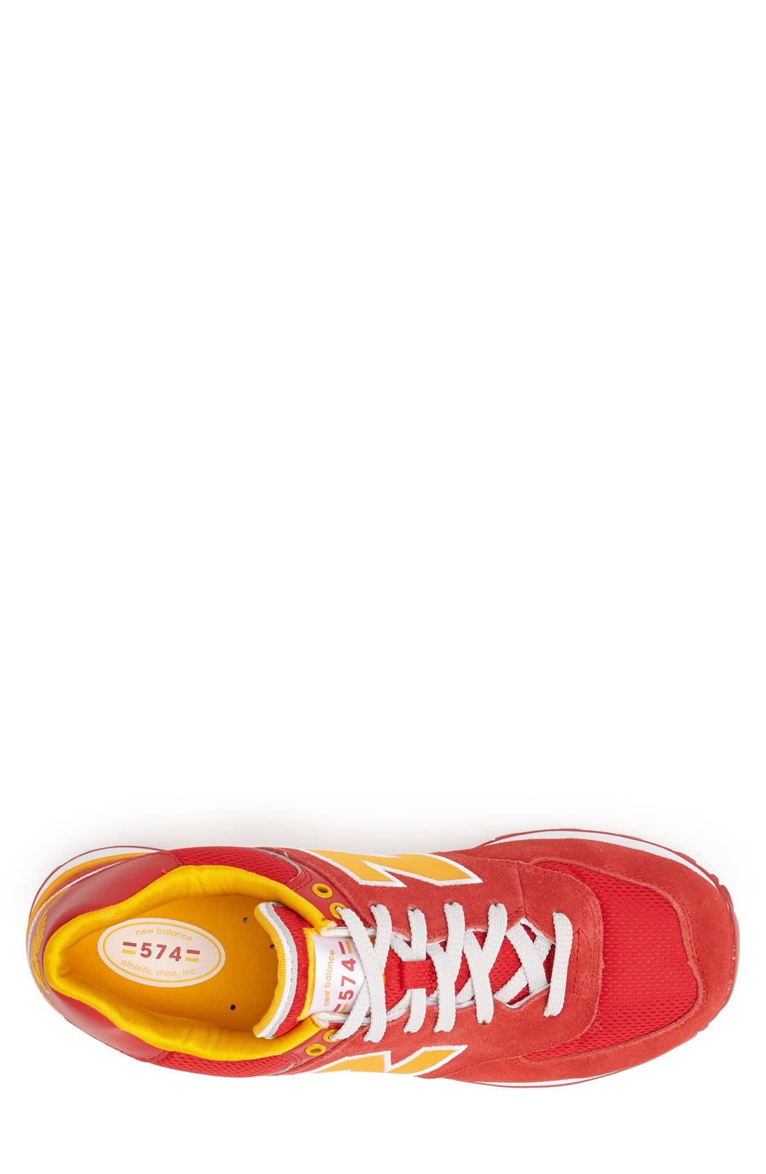'574 Classic' Sneaker, Alternate, color, RED/ YELLOW