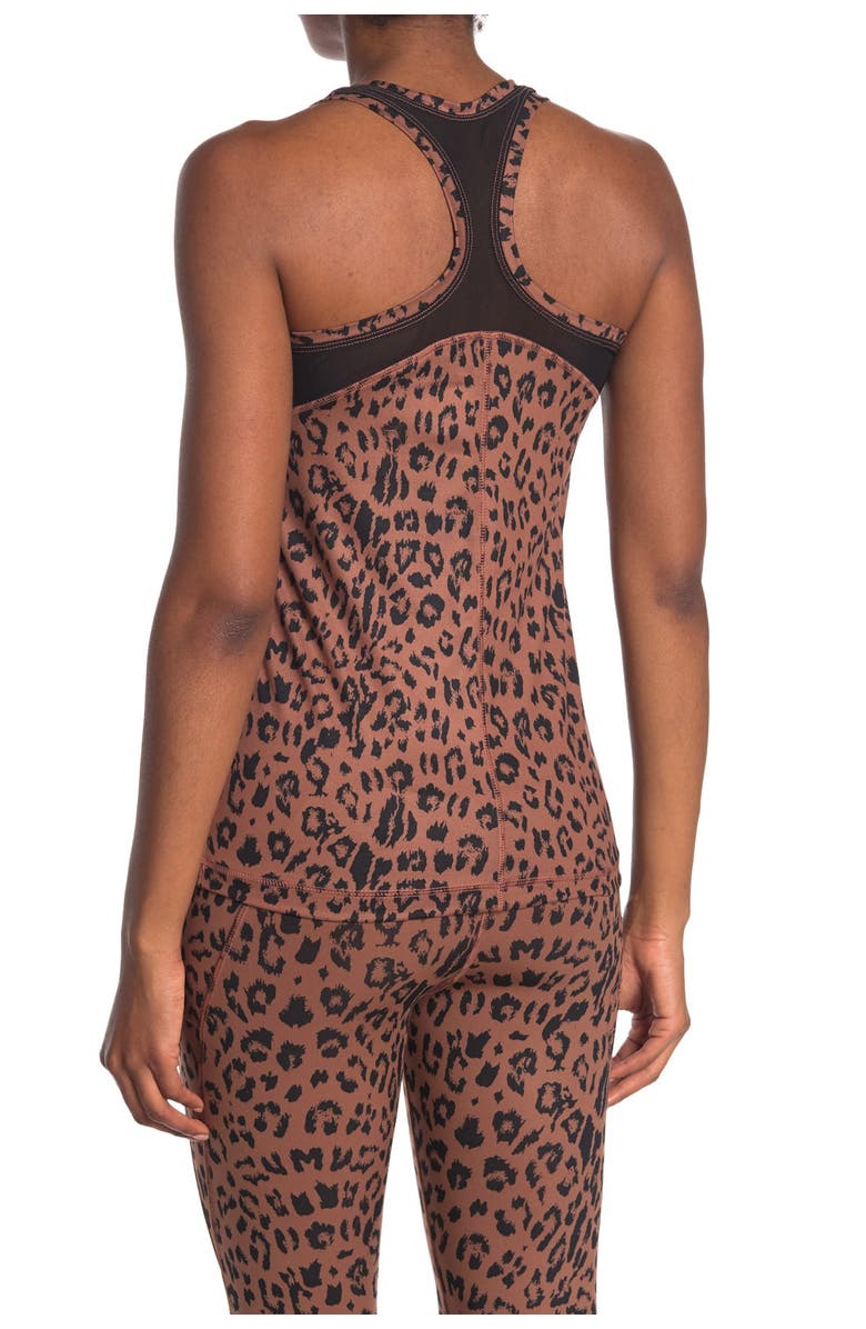 X by Gottex Mesh Racerback Tank Top, Alternate, color,