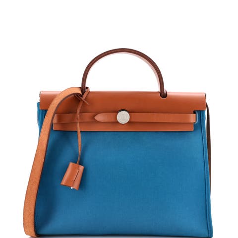 Herbag Zip Leather and Toile 31