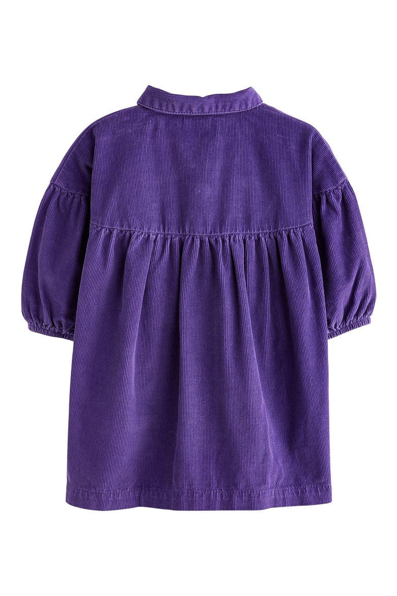 Kids' Cotton Corduroy Shirtdress, Alternate, color, PURPLE