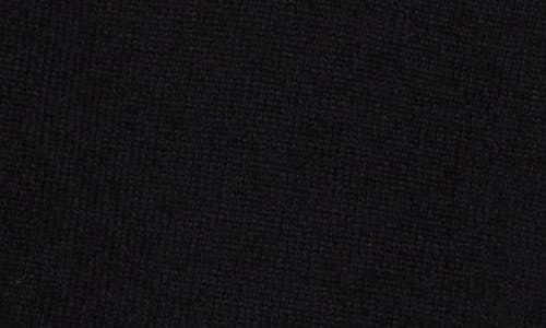 Amicale Knit Long Sleeve Button-up Shirt In Black