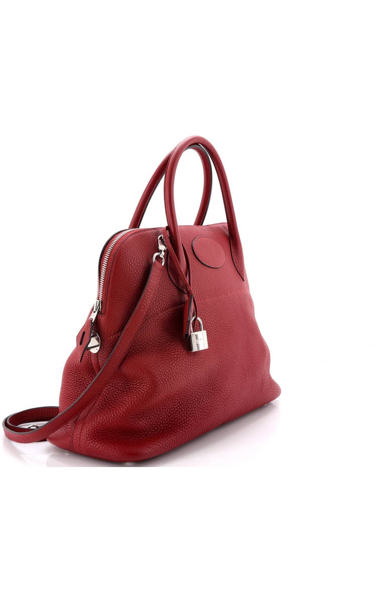 Pre-Owned Hermes Bolide Bag Clemence 35, Alternate, color, Rouge Grenat