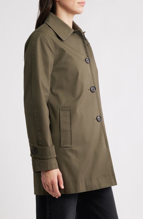 Sam Edelman Water Repellent Rain Jacket In Green