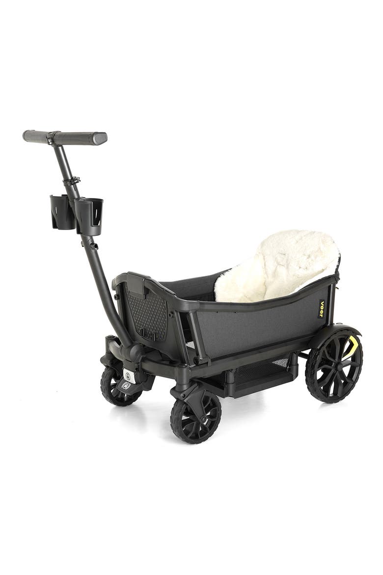 Cruiser Wagon Faux Shearling Seat Cover, Main, color, WHITE